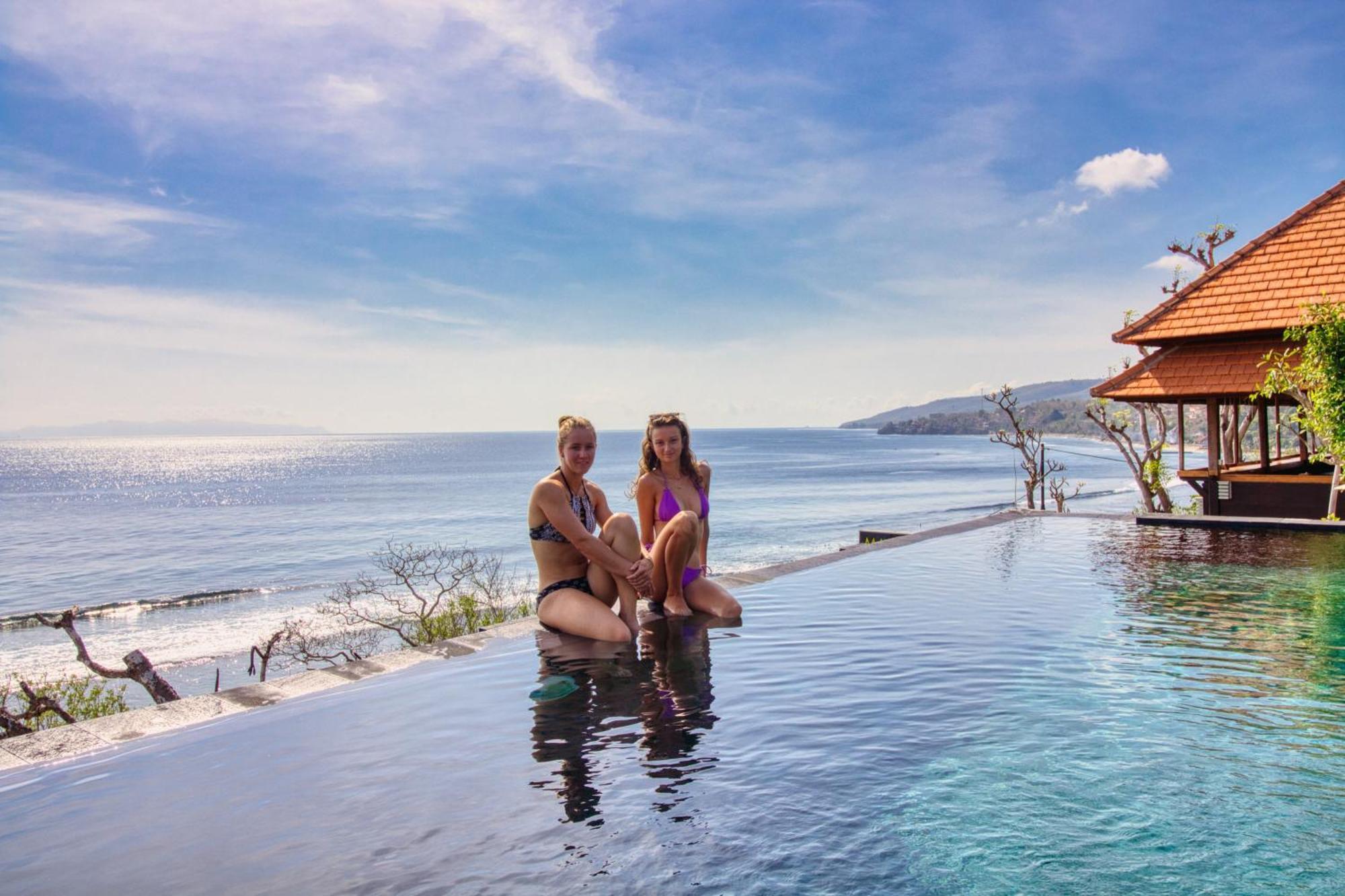 Manta Cottage Seaview Plus Batununggul Bagian luar foto